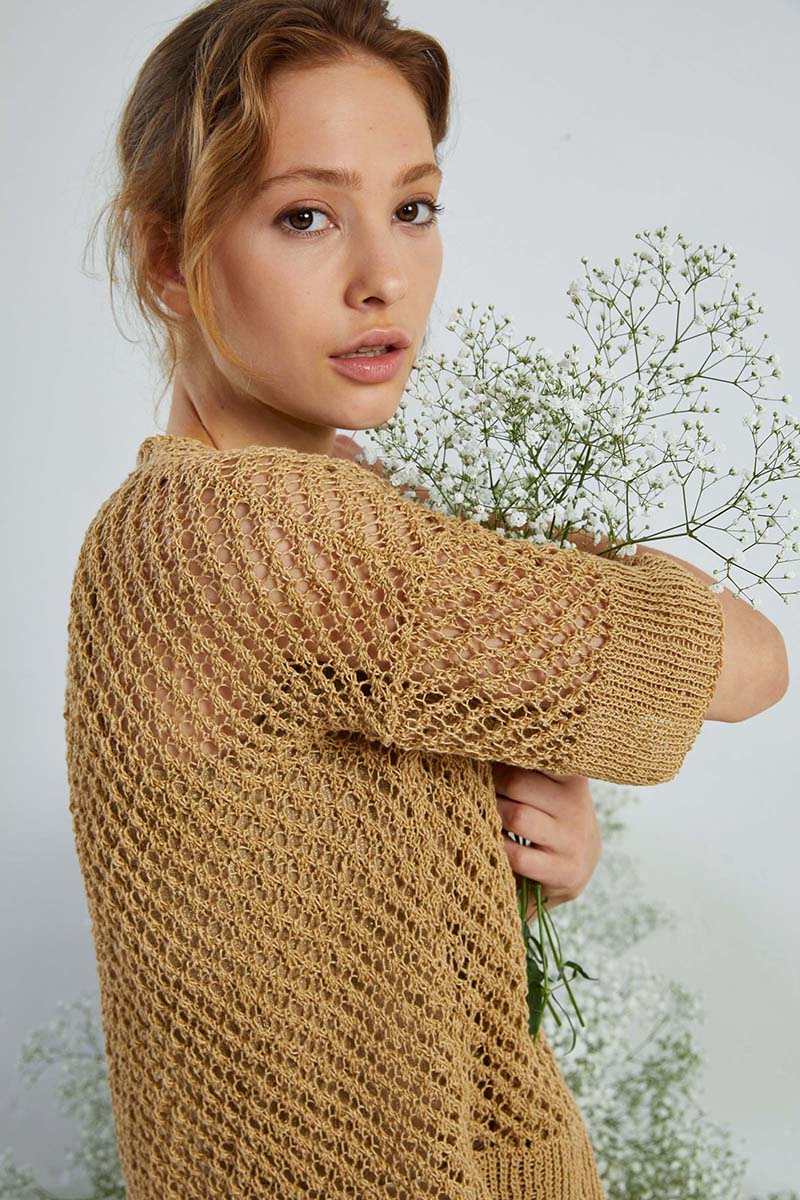 Strickset Pullover Aus Crealino Von Lang Yarns 2 Strickset Pullover Aus Crealino Von Lang Yarns – Bild 2