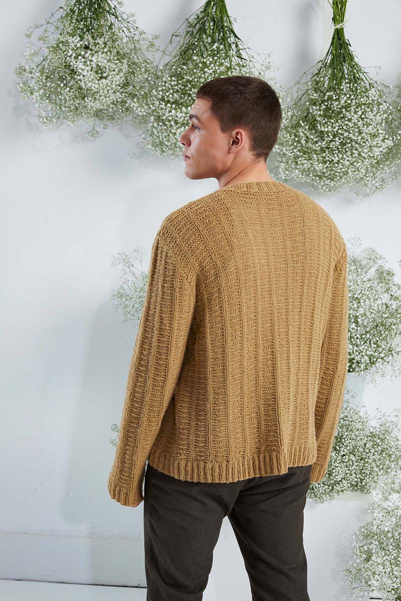 Strickset Herrenpullover Aus Regina Von Lang Yarns 2 Strickset Herrenpullover Aus Regina Von Lang Yarns – Bild 2