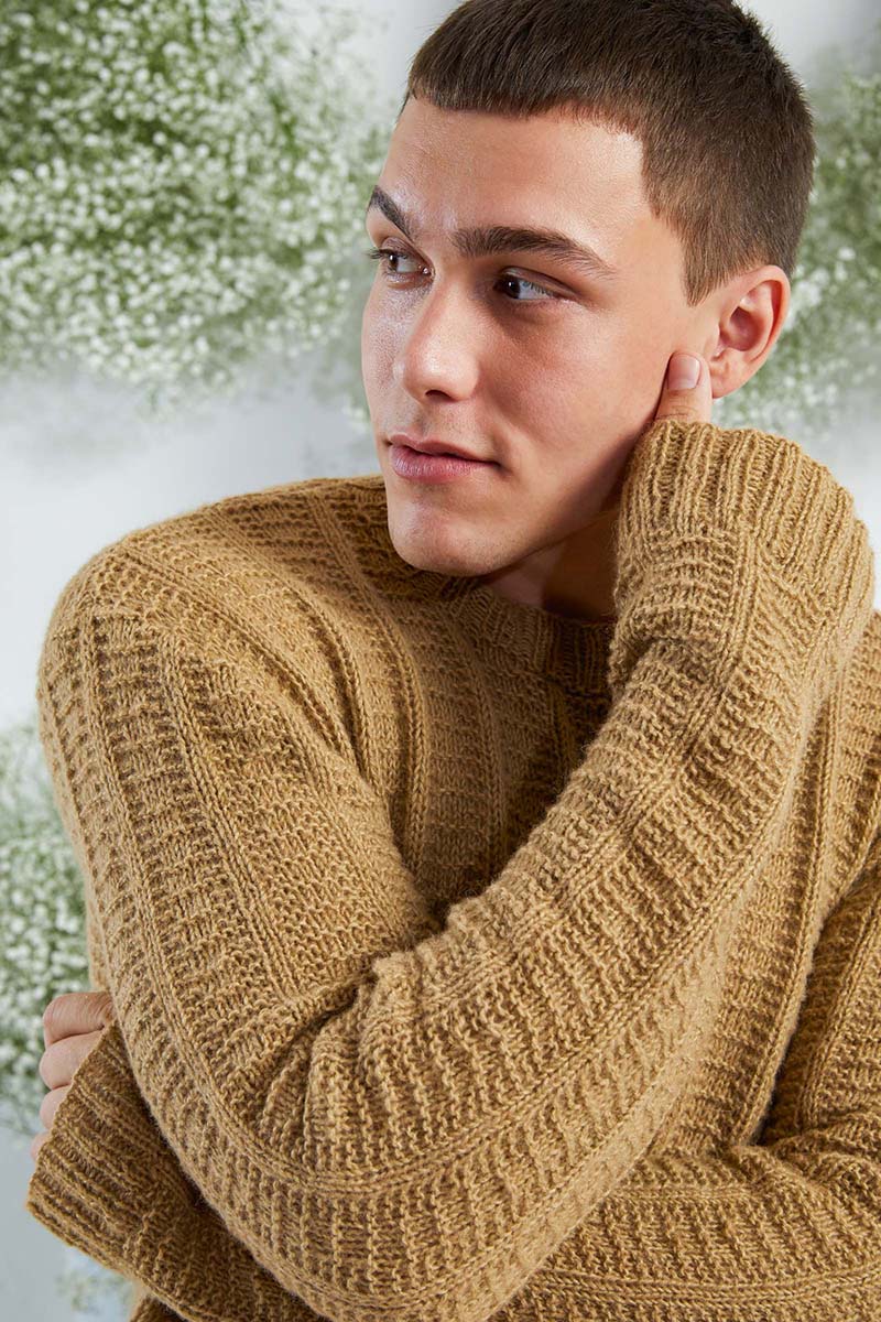 Strickset Herrenpullover Aus Regina Von Lang Yarns 3 Strickset Herrenpullover Aus Regina Von Lang Yarns – Bild 3