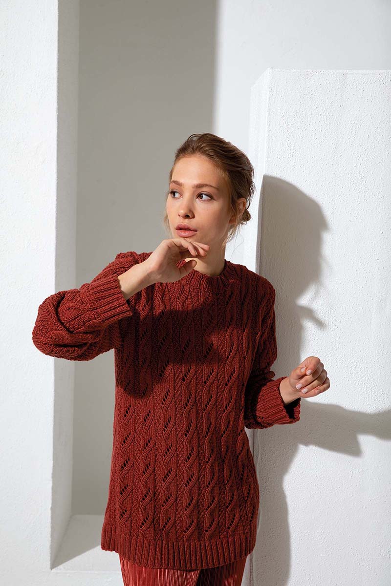 Strickset Pullover Aus Norma Von Lang Yarns 1 Strickset Pullover Aus Norma Von Lang Yarns