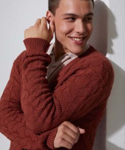 Strickset Herrenjacke Aus Norma Von Lang Yarns 7 Strickset Herrenjacke Aus Norma Von Lang Yarns – Bild 4