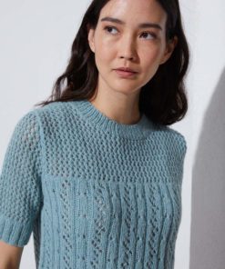 Strickset Kurzarmpullover Aus Regina Von Lang Yarns 6 Strickset Kurzarmpullover Aus Regina Von Lang Yarns – Bild 3
