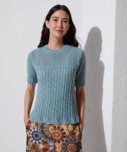 Strickset Kurzarmpullover Aus Regina Von Lang Yarns 7 Strickset Kurzarmpullover Aus Regina Von Lang Yarns – Bild 4
