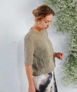 Strickset Kurzarmpullover Aus Crealino Von Lang Yarns 7 Strickset Kurzarmpullover Aus Crealino Von Lang Yarns – Bild 4