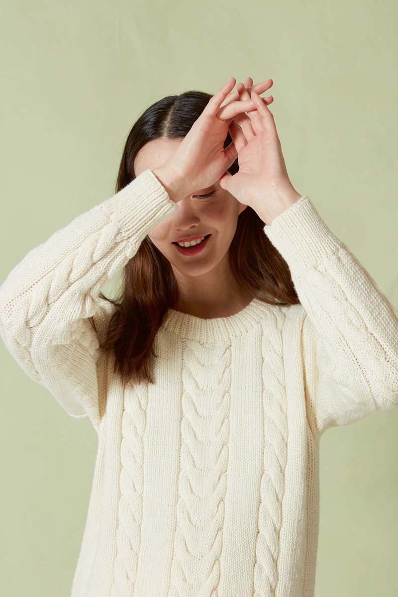 Strickset Pullover Aus Merino+ Von Lang Yarns 2 Strickset Pullover Aus Merino+ Von Lang Yarns – Bild 2