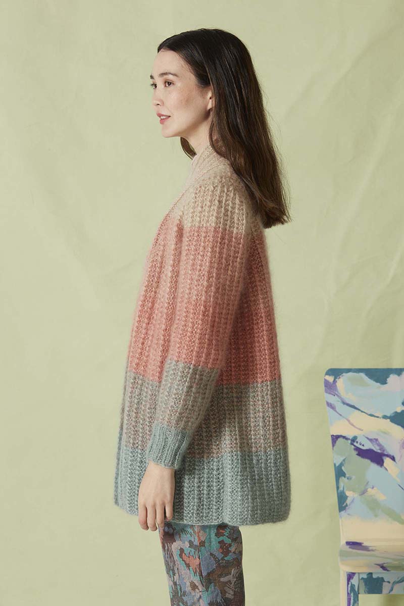 Strickset Jacke Aus Mohair Luxe Von Lang Yarns 3 Strickset Jacke Aus Mohair Luxe Von Lang Yarns – Bild 3