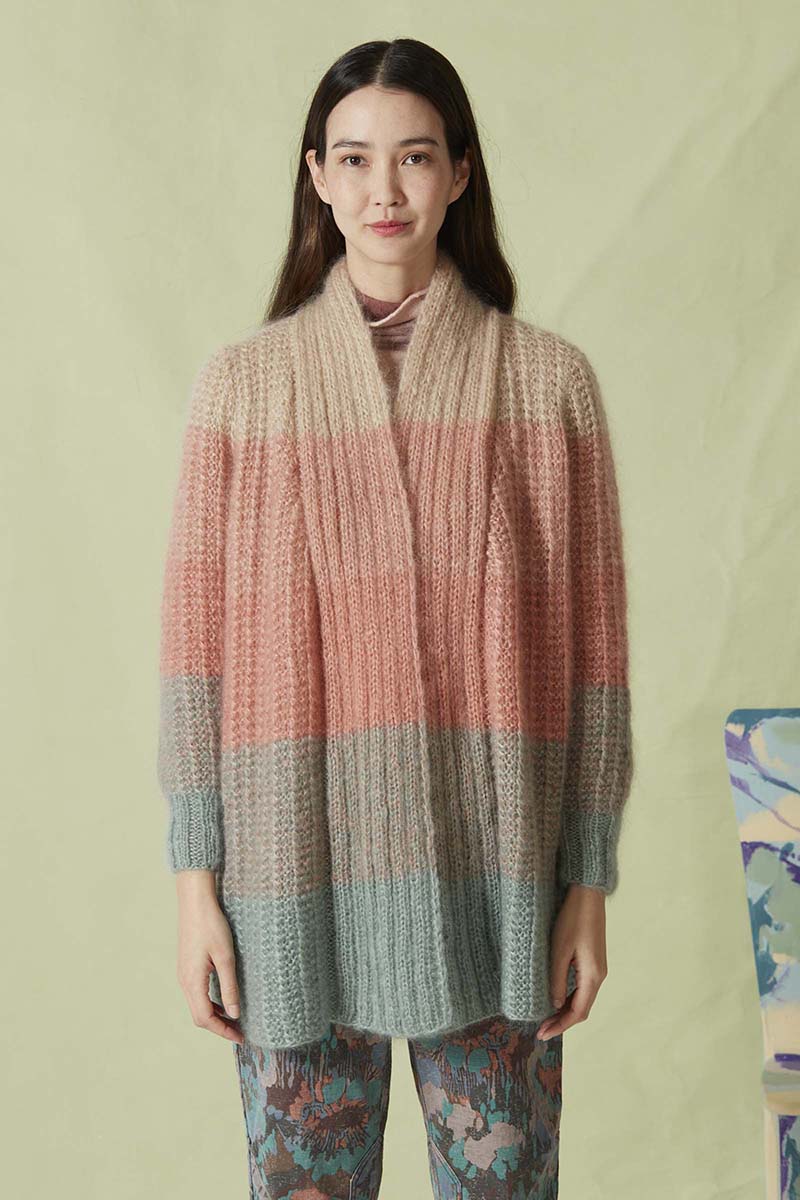Strickset Jacke Aus Mohair Luxe Von Lang Yarns 4 Strickset Jacke Aus Mohair Luxe Von Lang Yarns – Bild 4