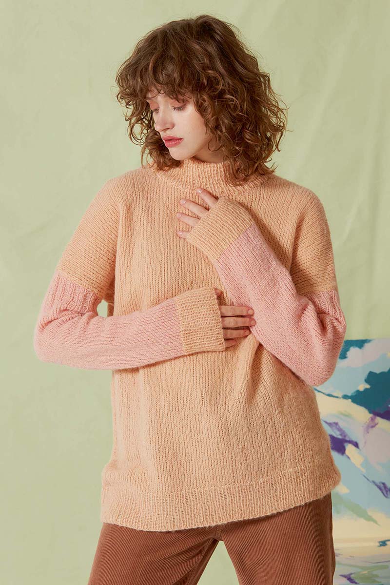 Strickset Pullover Aus Zen Von Lang Yarns 1 Strickset Pullover Aus Zen Von Lang Yarns