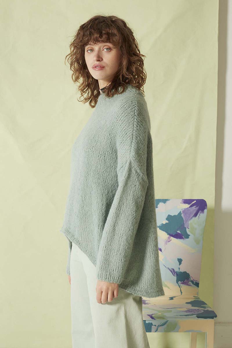 Strickset Pullover Aus Suri Alpaca Von Lang Yarns 3 Strickset Pullover Aus Suri Alpaca Von Lang Yarns – Bild 3