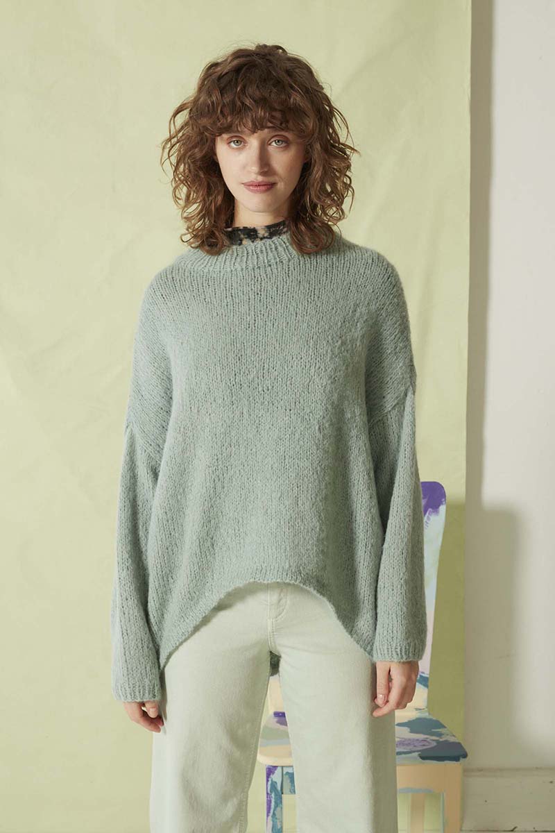 Strickset Pullover Aus Suri Alpaca Von Lang Yarns 4 Strickset Pullover Aus Suri Alpaca Von Lang Yarns – Bild 4