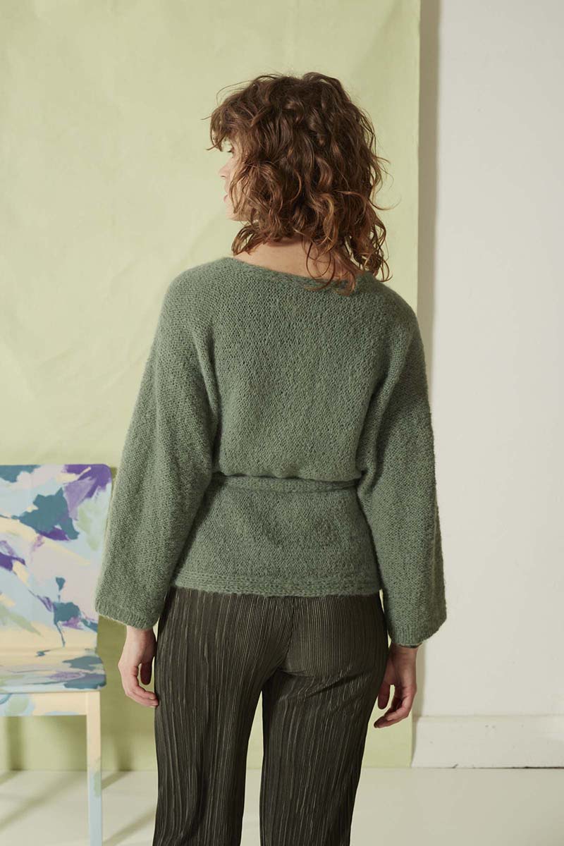 Strickset Jacke Aus Suri Alpaca Von Lang Yarns 2 Strickset Jacke Aus Suri Alpaca Von Lang Yarns – Bild 2