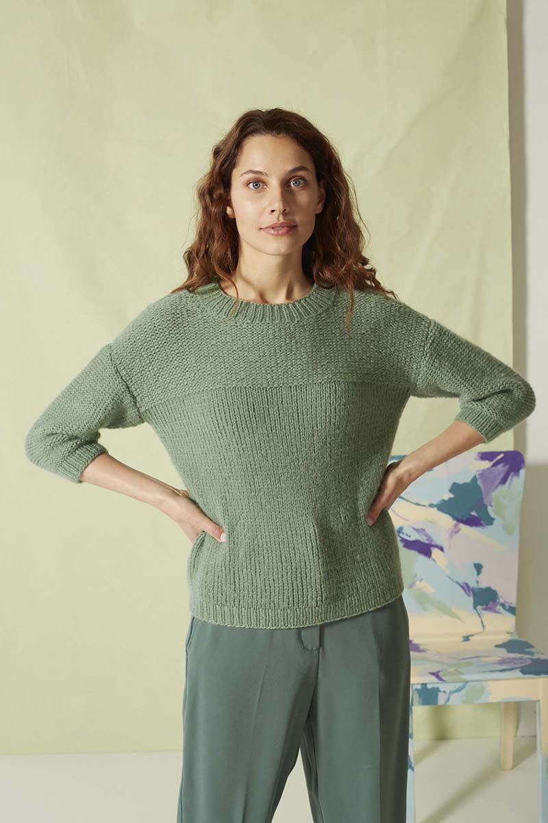 Strickset Pullover Aus Cashmere Light Von Lang Yarns 3 Strickset Pullover Aus Cashmere Light Von Lang Yarns – Bild 3