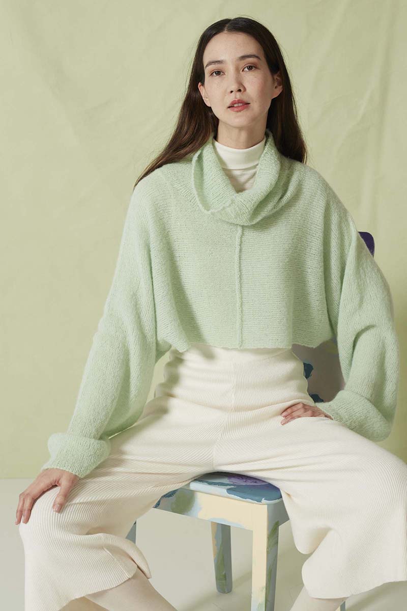 Strickset Poncho Aus Zen Von Lang Yarns 4 Strickset Poncho Aus Zen Von Lang Yarns – Bild 4