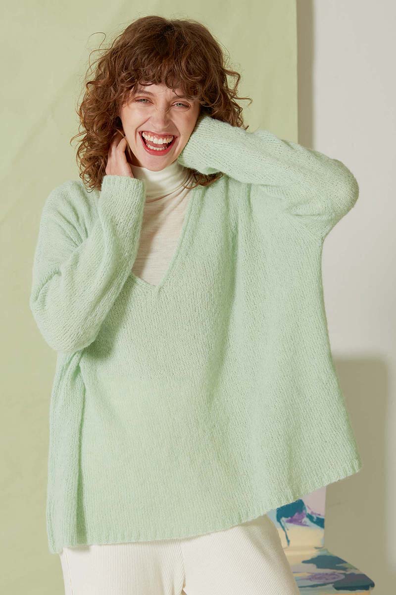 Strickset Pullover Aus Zen Von Lang Yarns 1 Strickset Pullover Aus Zen Von Lang Yarns
