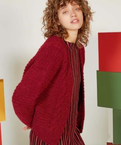 Strickset Kurze Jacke Aus Malou Light Von Lang Yarns 10 Strickset Kurze Jacke Aus Malou Light Von Lang Yarns – Bild 5