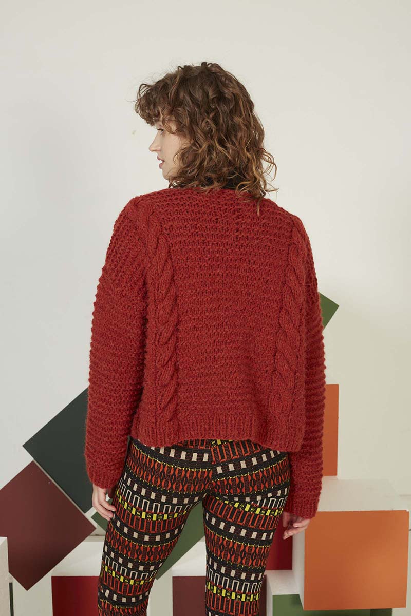 Strickset Kurze Jacke Aus Malou Light Von Lang Yarns 6 Strickset Kurze Jacke Aus Malou Light Von Lang Yarns – Bild 6