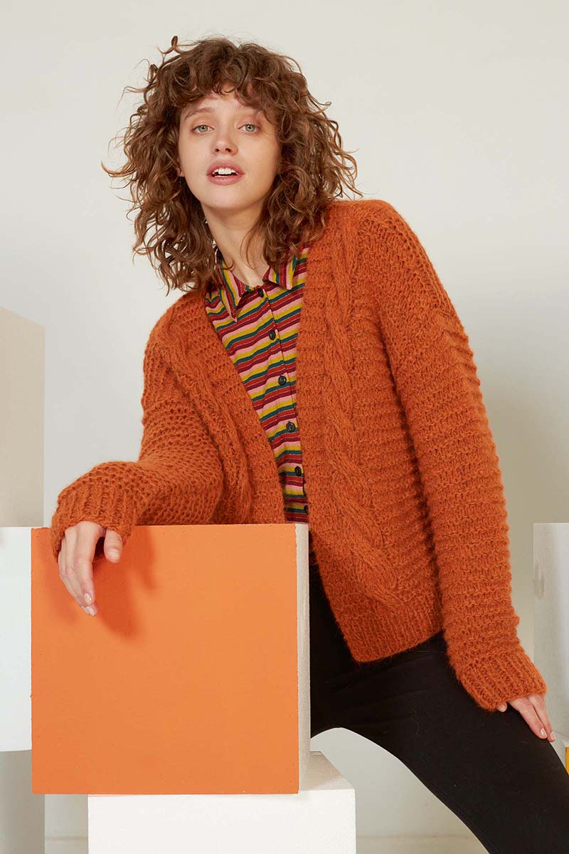 Strickset Kurze Jacke Aus Malou Light Von Lang Yarns 1 Strickset Kurze Jacke Aus Malou Light Von Lang Yarns