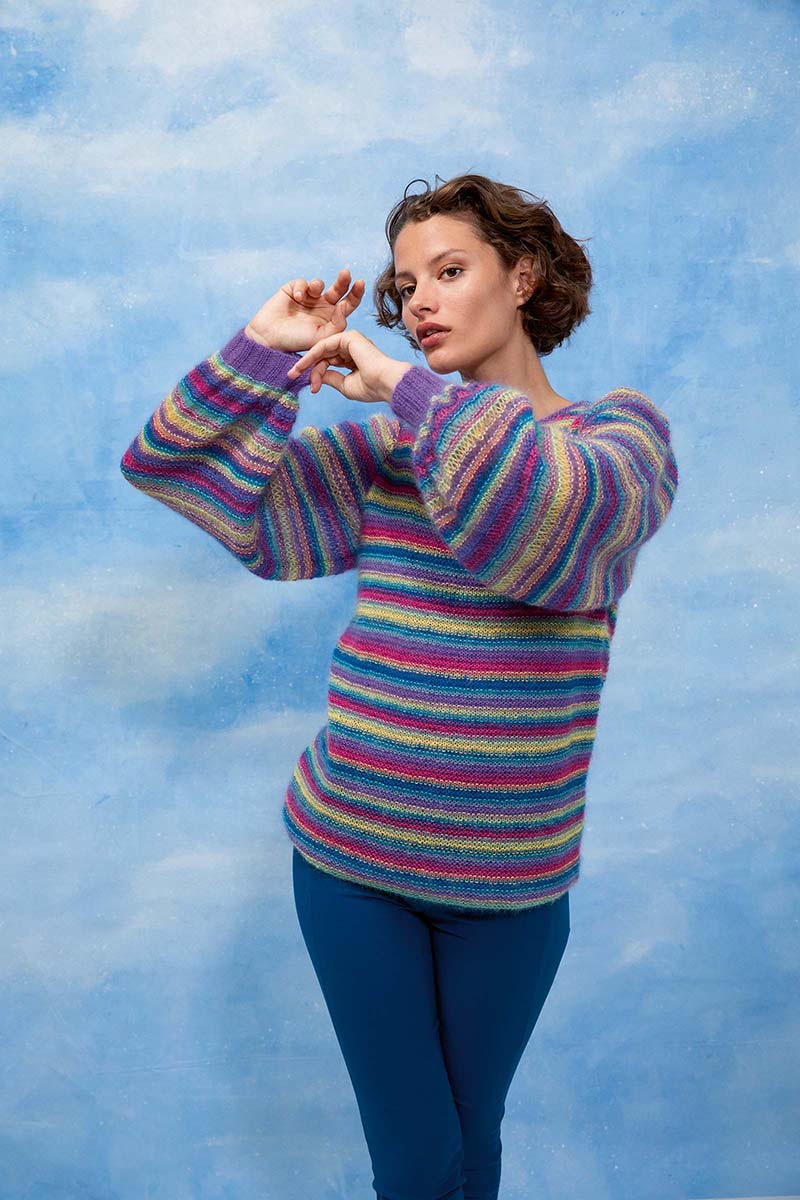 Strickset Pullover Aus Lace Von Lang Yarns 1 Strickset Pullover Aus Lace Von Lang Yarns