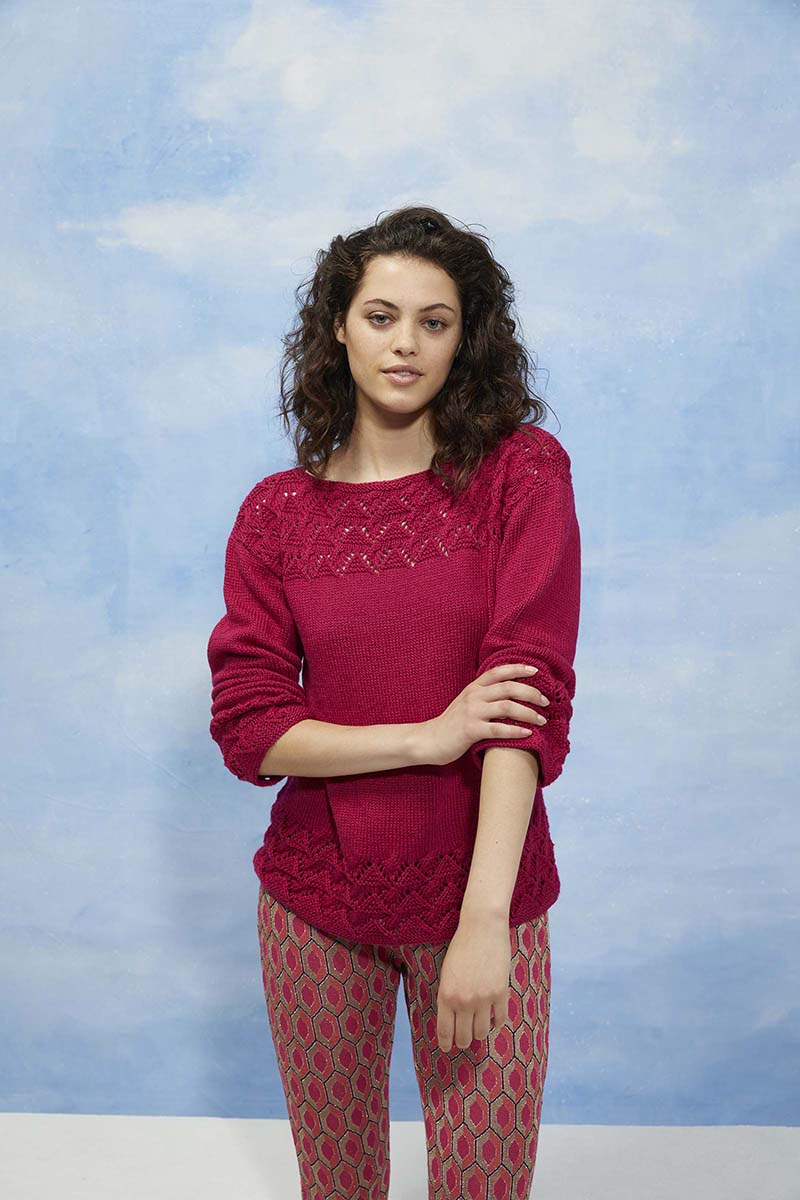 Strickset Pullover Aus Norma Von Lang Yarns 4 Strickset Pullover Aus Norma Von Lang Yarns – Bild 4