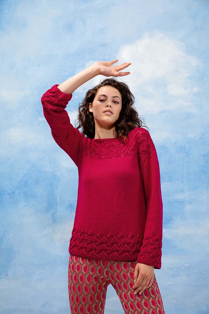 Strickset Pullover Aus Norma Von Lang Yarns 1 Strickset Pullover Aus Norma Von Lang Yarns