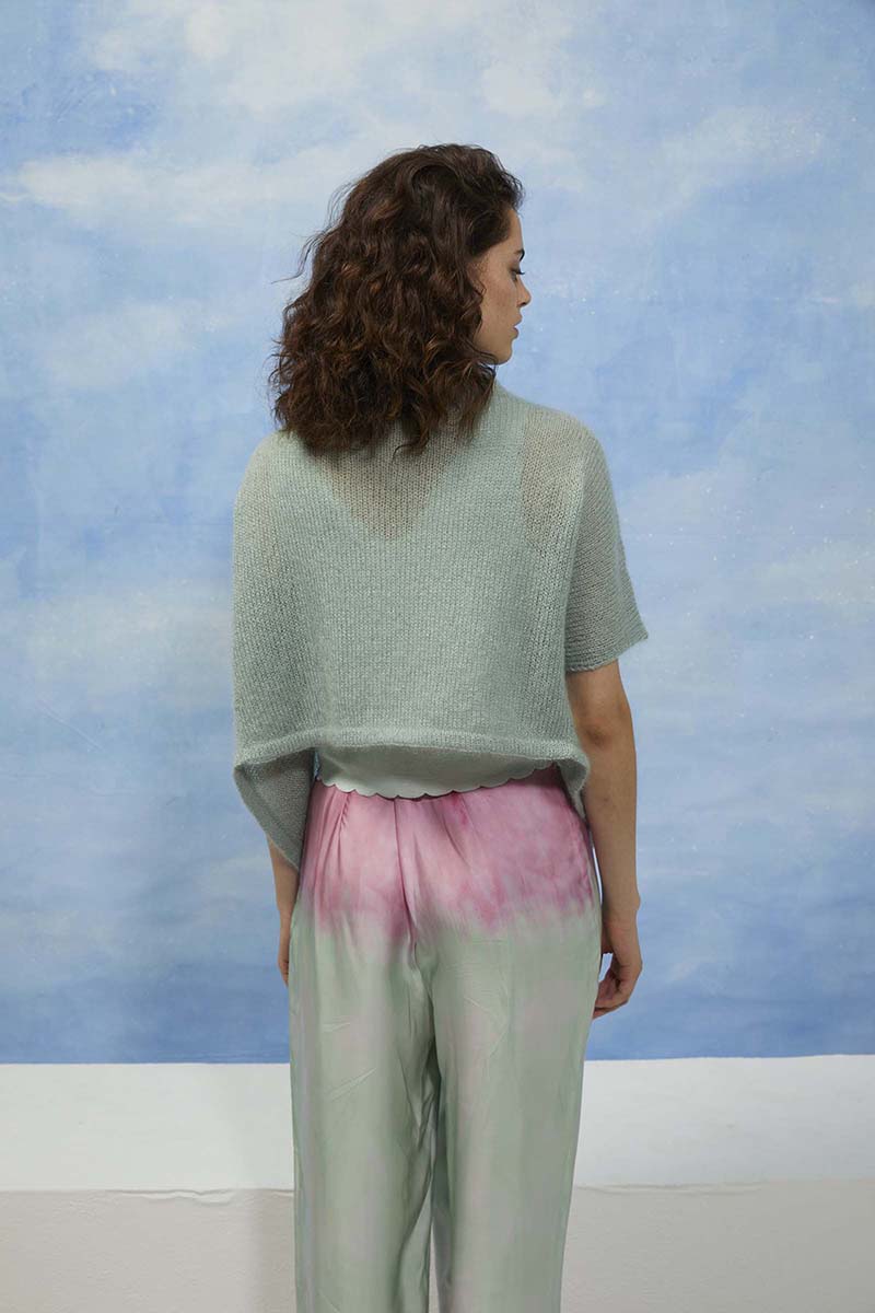 Strickset Jacke Aus Lace Und Lace Lamé Von Lang Yarns 2 Strickset Jacke Aus Lace Und Lace Lamé Von Lang Yarns – Bild 2