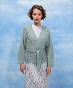 Strickset Wickeljacke aus Mohair Luxe von Lang Yarns