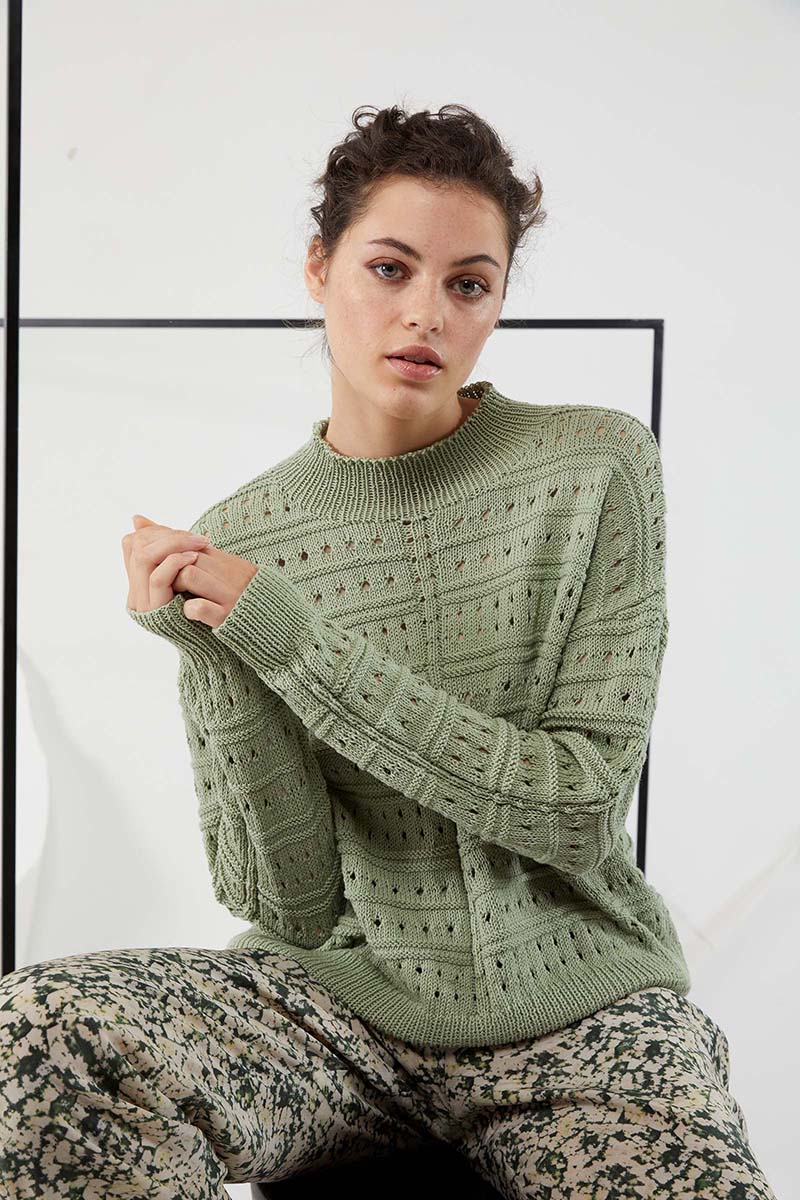 Strickset Pullover Aus Baby Cotton Von Lang Yarns 4 Strickset Pullover Aus Baby Cotton Von Lang Yarns – Bild 4