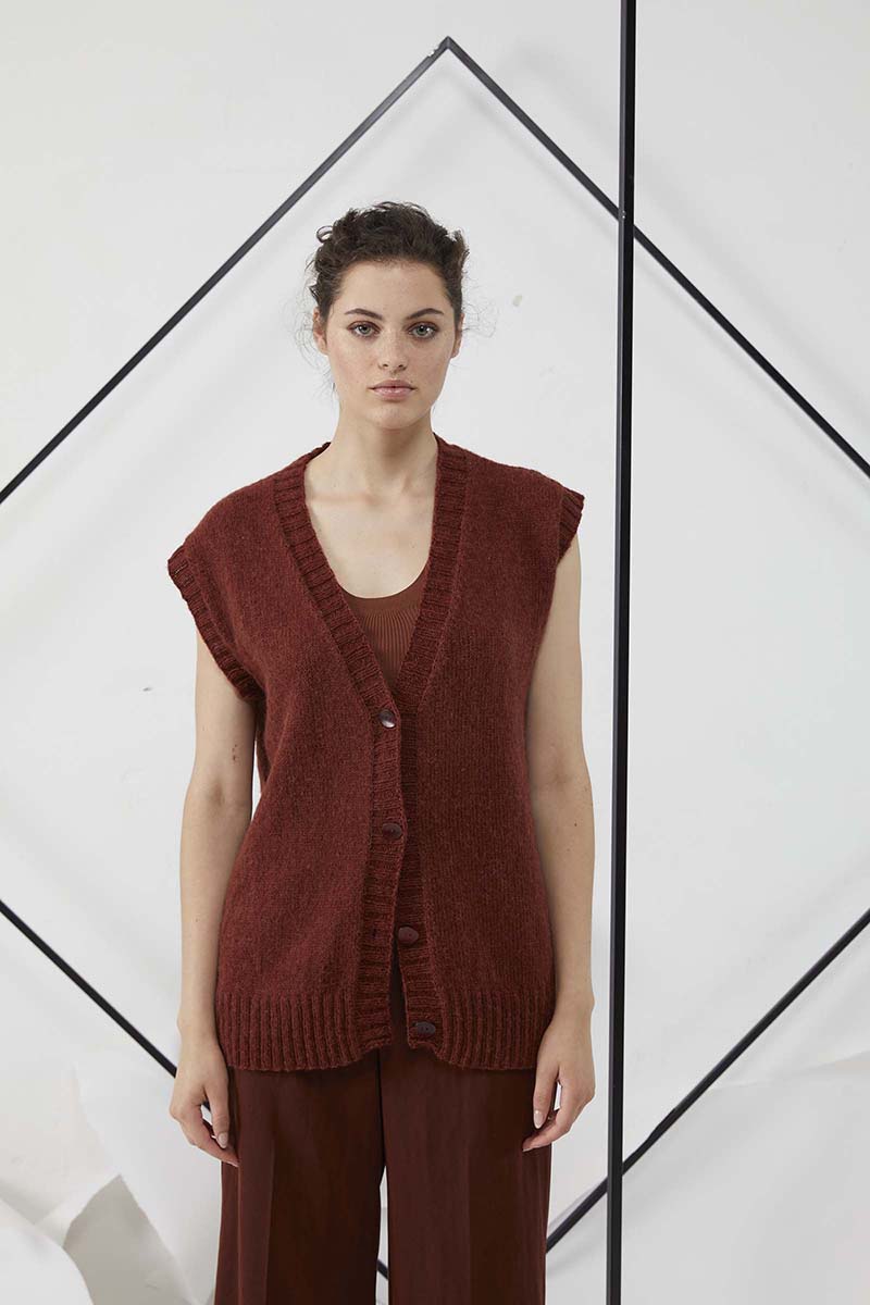 Strickset Weste Aus Regina Von Lang Yarns 3 Strickset Weste Aus Regina Von Lang Yarns – Bild 3