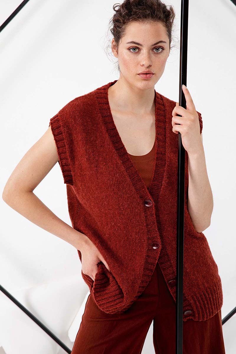 Strickset Weste Aus Regina Von Lang Yarns 1 Strickset Weste Aus Regina Von Lang Yarns