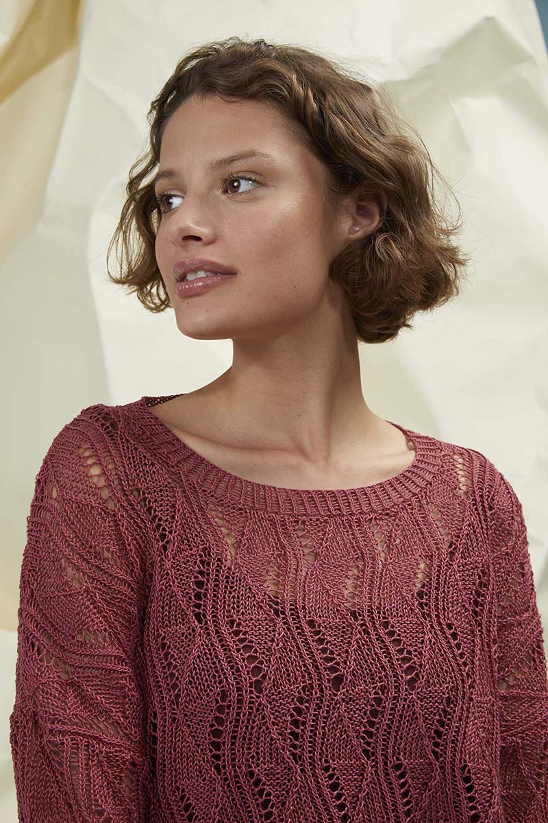 Strickset Pullover Aus Crealino Von Lang Yarns 3 Strickset Pullover Aus Crealino Von Lang Yarns – Bild 3