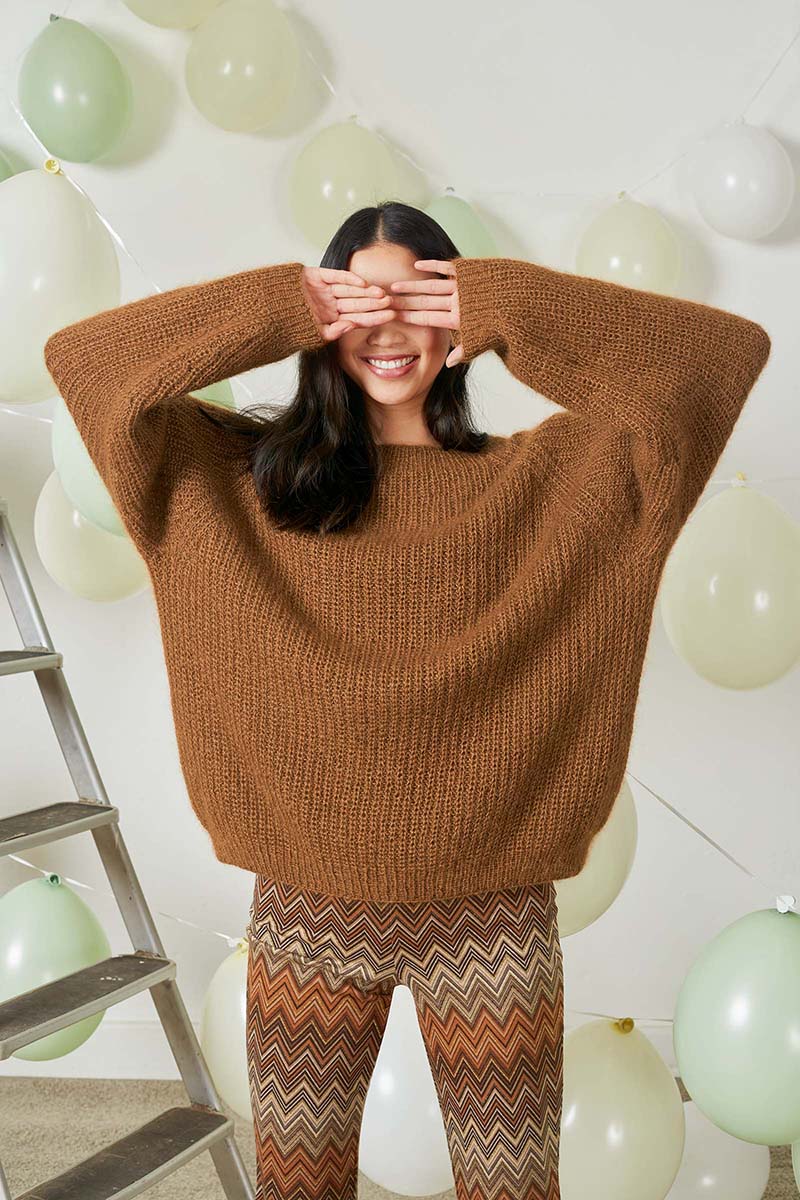 Strickset Pullover Top Down Aus Lace Von Lang Yarns 1 Strickset Pullover Top Down Aus Lace Von Lang Yarns