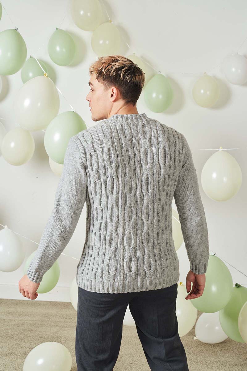 Strickset Pullover Aus Lambswool Von Lang Yarns 2 Strickset Pullover Aus Lambswool Von Lang Yarns – Bild 2