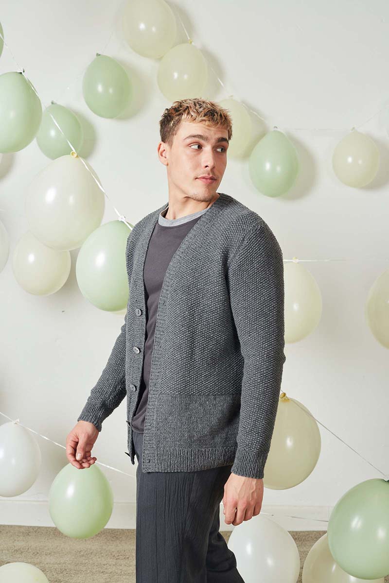Strickset Jacke Aus Lambswool Von Lang Yarns 4 Strickset Jacke Aus Lambswool Von Lang Yarns – Bild 4
