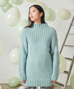 Strickset Pullover Aus Lambswool Und Lace Lamé Von Lang Yarns 7 Strickset Pullover Aus Lambswool Und Lace Lamé Von Lang Yarns – Bild 4