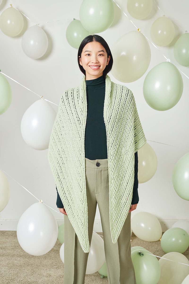 Strickset Dreiecktuch Aus Regina Von Lang Yarns 3 Strickset Dreiecktuch Aus Regina Von Lang Yarns – Bild 3