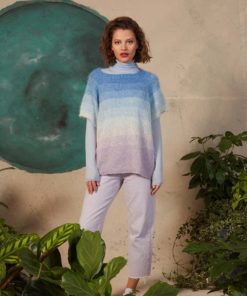 Strickset Pullover Top Down Aus Mohair 21 Von Lang Yarns 5 Strickset Pullover Top Down Aus Mohair 21 Von Lang Yarns – Bild 2