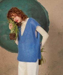 Strickset Weiter Pullunder aus Mohair 21 von Lang Yarns