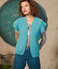 Strickset Weste Aus Lambswool Von Lang Yarns 6 Strickset Weste Aus Lambswool Von Lang Yarns – Bild 3
