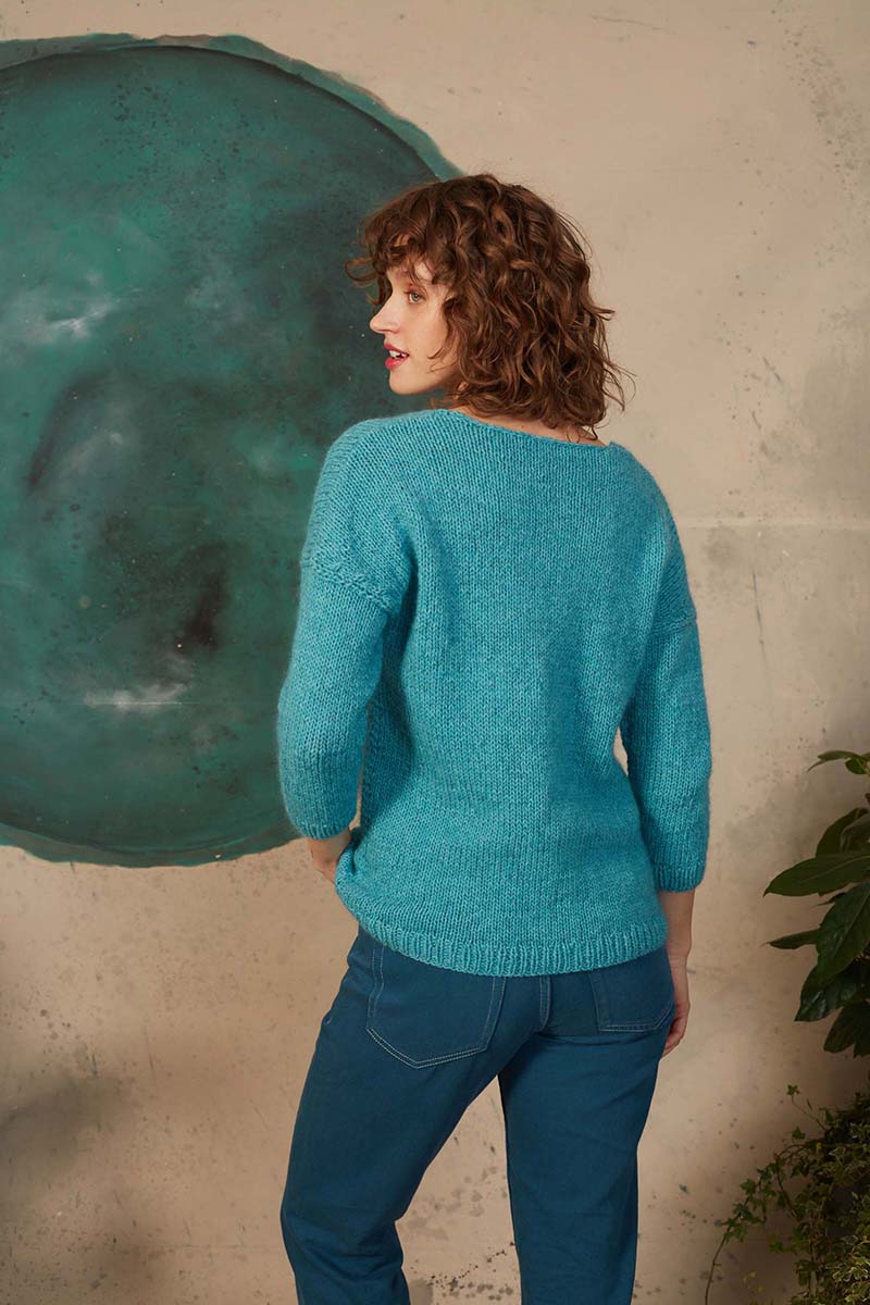Strickset Pullover Aus Lambswool Und Lace Von Lang Yarns 2 Strickset Pullover Aus Lambswool Und Lace Von Lang Yarns – Bild 2