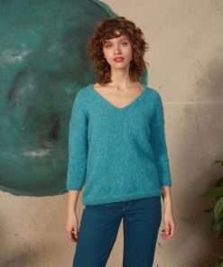 Strickset Pullover Aus Lambswool Und Lace Von Lang Yarns 7 Strickset Pullover Aus Lambswool Und Lace Von Lang Yarns – Bild 4
