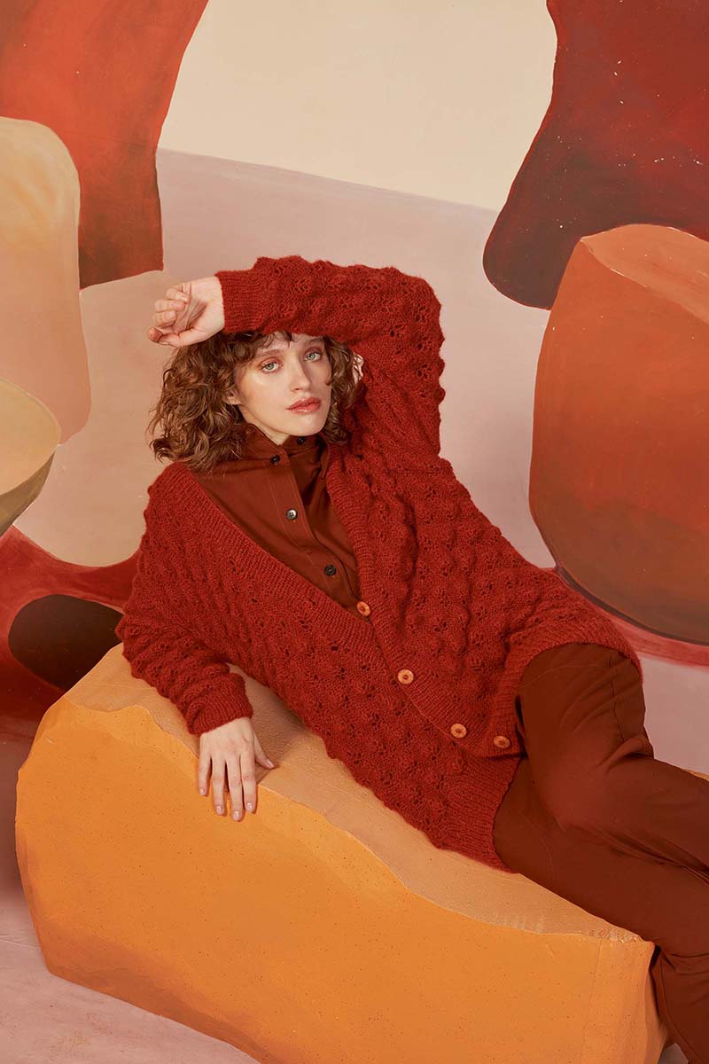 Strickset Jacke Aus Suri Alpaca Von Lang Yarns 1 Strickset Jacke Aus Suri Alpaca Von Lang Yarns