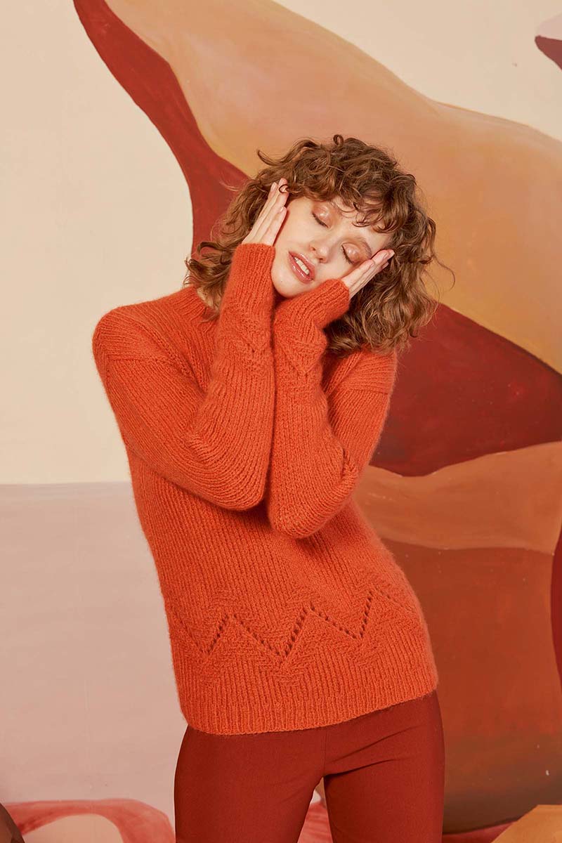 Strickset Pullover Aus Cashmere Light Von Lang Yarns 1 Strickset Pullover Aus Cashmere Light Von Lang Yarns