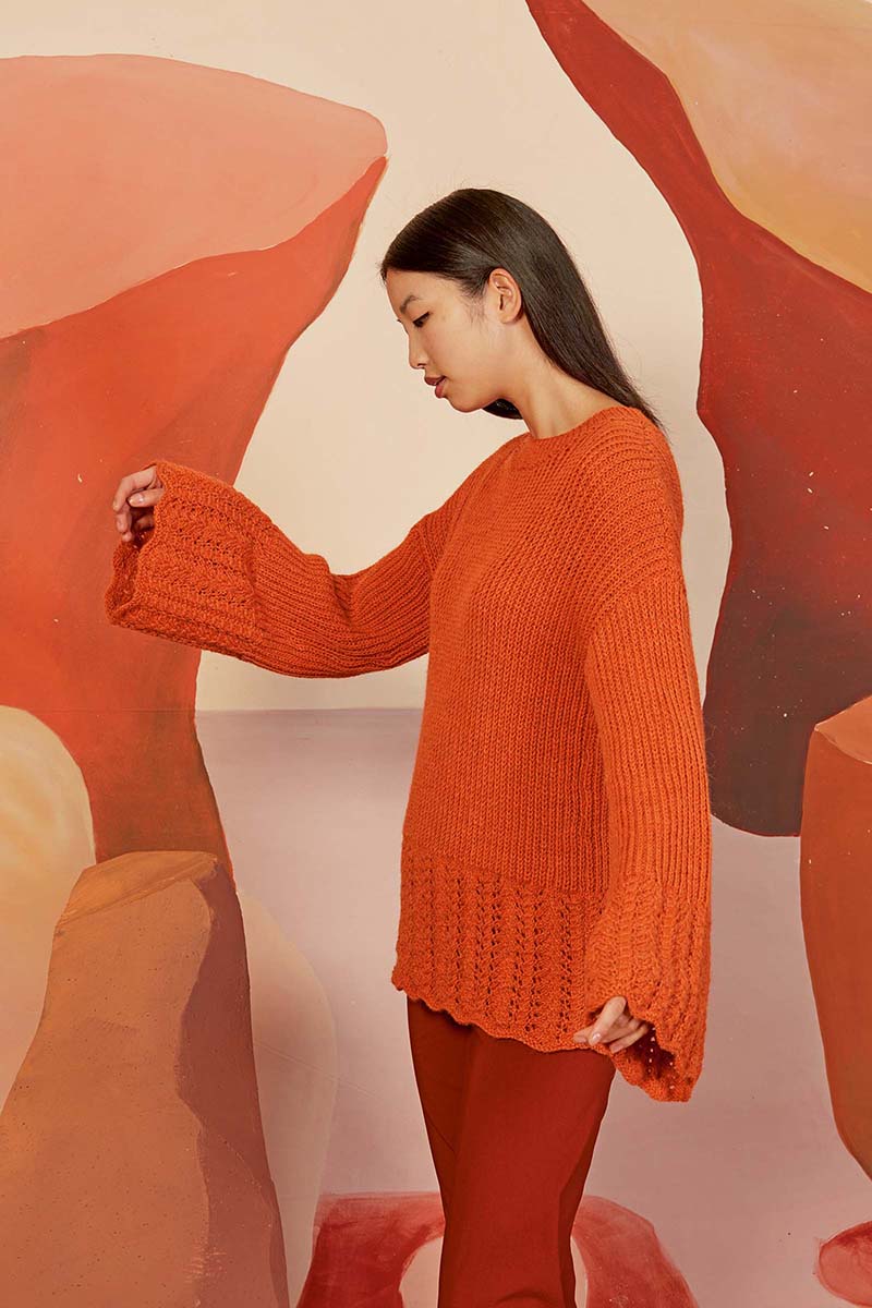 Strickset Pullover Aus Alpaca Soxx 6-Fach Von Lang Yarns 1 Strickset Pullover Aus Alpaca Soxx 6-Fach Von Lang Yarns