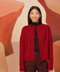 Strickset Jacke Top Down Aus Suri Alpaca Von Lang Yarns 6 Strickset Jacke Top Down Aus Suri Alpaca Von Lang Yarns – Bild 3