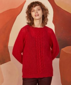 Strickset Pullover Top Down Aus Mohair Luxe Von Lang Yarns 6 Strickset Pullover Top Down Aus Mohair Luxe Von Lang Yarns – Bild 3