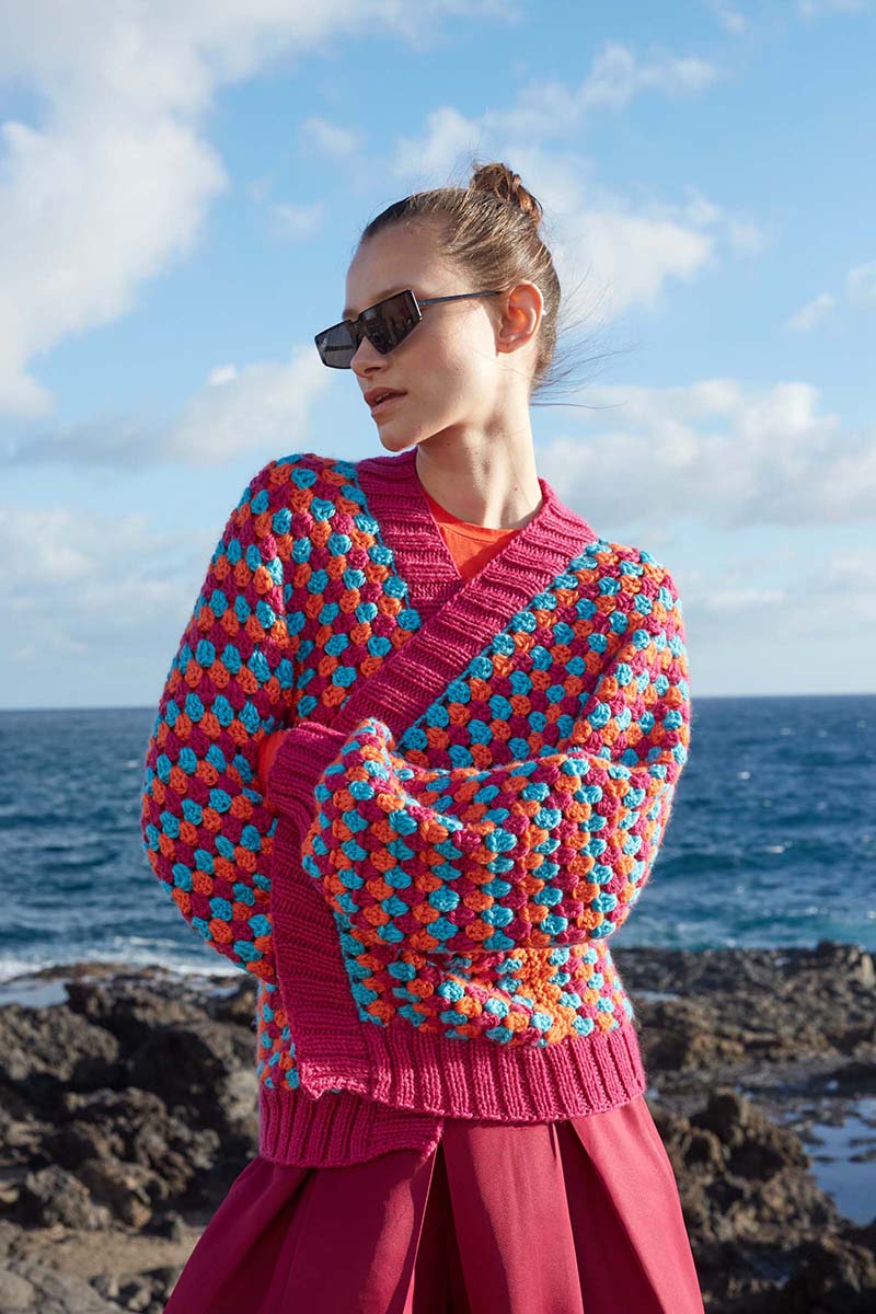 Strickset Cardigan Aus Glory Von Lang Yarns 4 Strickset Cardigan Aus Glory Von Lang Yarns – Bild 4