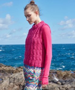 Strickset Slipover Aus Glory Von Lang Yarns 7 Strickset Slipover Aus Glory Von Lang Yarns – Bild 4