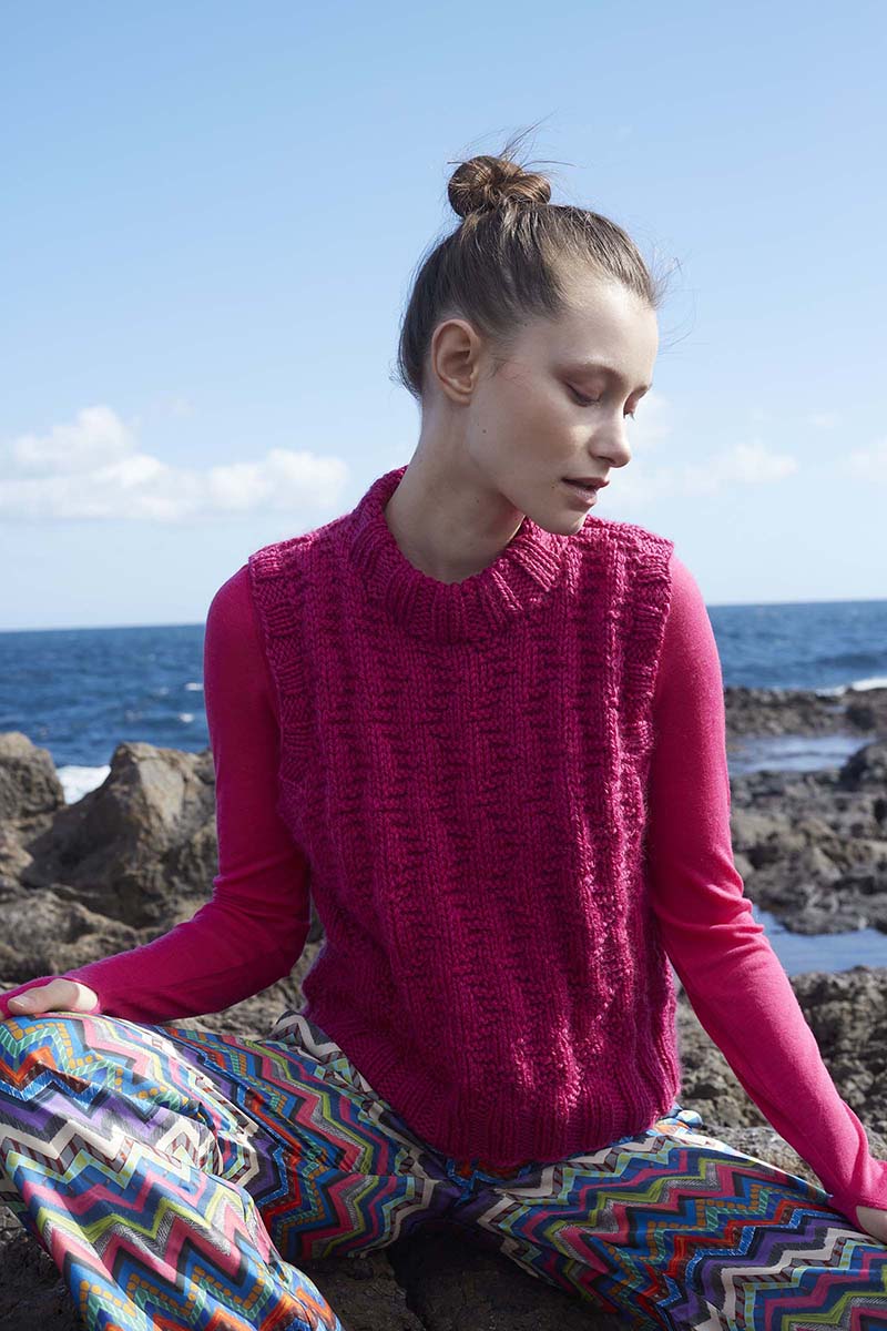 Strickset Slipover Aus Glory Von Lang Yarns 1 Strickset Slipover Aus Glory Von Lang Yarns