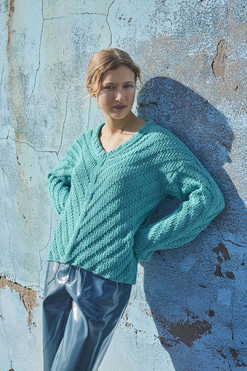 Strickset Sweater Aus Glory Von Lang Yarns 1 Strickset Sweater Aus Glory Von Lang Yarns
