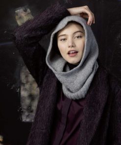 Strickset Schalmütze aus Cashmere Premium von Lang Yarns